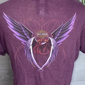 L cropped Harley Davidson 💜💜